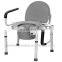 BME688 Hot Sale Elder Stainless Steel Folding Steel Commode Chair
