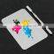 Nail Square Shape Stainless Steel Palette Set With Spatula Fashion Palette Manicure Tool