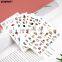 2021 Glowing in the dark gel nail sticker halloween nail art design red color private label in stock