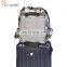 factory OEM fashion multifunctional PU leather baby backpack bag
