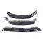 For 2018 Vios Yaris Front bumper front lip Tail Trunk Spoiler Wing Lip rear diffuser 3PCS