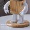 Wooden Robot Desk Lamp Children Reading Light USB Touch Dimming Table Light Boy Gift Nordic Kids Bedroom Minimalist Book Light