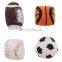 2 panel washable printing mini soccer hacky sack with logo