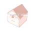 Unique foldable house shape light up gift box for Christmas day present with drawer