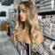 Wholesaler of 6Y2 150% 13x6 Luxury Highlight Human Hair Lace Wig