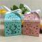 Cheapest Perfect Design Cute Animal Candy Gift Box Laser Cut in Pink Green