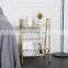 Nordic style iron art tea table INS golden disassembly sofa side a few bedrooms living room two layer set small tea table