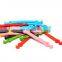 colorful long version tennis racket damper shock absorber with embossed logo printing