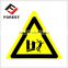 chemical adhesive printed security label for roll, adhesive caution label