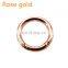 Factory Wholesale Zinc Alloy Spring Ring Metal Open O Ring Carabiner For Handbag Gift Waist Chain