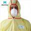Manufacture Customized 3 Panel Hood Storm Flap With Adhesive Tape Non Woven SMS Microporous Coverall With Bound Seams