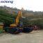 Sand Dredging Excavator with Amphibious Pontoon Swamp buggy