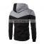 Two tone hoodies sweatshirt for men hot selling hoodie design crew neck jumpers