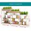 80cm Width Office Decorative Partition Home Partition Flower Stand Nordic Floor Rack Bookshelf Balcony Flower Storage Organizer