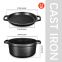 popular camping pre-seasoned cast iron dutch oven double use kitchen enamel cookware casserole pot