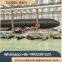 Inflatable water filled rubber dam pillow type water retaining dam steel wire skeleton structure air shield dam construction convenience