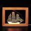 USB Photo Frame With Led Light Inside Wholesale Custom Made Wooden Table Gift Light For Living Room