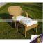 Outdoor plastic sun lounger black waterproof rattan beach seats chairs aluminium armchair