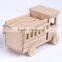 Creative car wood money box wood gift for kids
