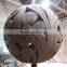 Large Outdoor Cooper Metal Ball Sculpture