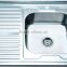 hadi single bowl stainless steel sink ofkitchen sinks with drain board HD8060-R