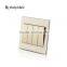 British style 1 gang 1 way Aluminum frame electrical wall switches                        
                                                                                Supplier's Choice
