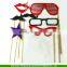 2014 Christmas Photo Booth Props on A Stick Moustache christmas decoration small order allowed                        
                                                Quality Choice
