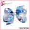 3" Handmade grosgrain ribbon bow hair jewelry wholesale kids frozen hair clip