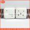 Wholesale ceramic porcelain salt and pepper squre custom shaker bottle