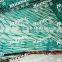PE green knotted trailer cargo net
