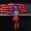 6mm 108 beads bracelets cinnabar red bracelet mala necklace