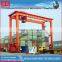 Rubber tyre gantry crane for lifting containers