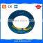 2016  DN8 SAE100R1AT for car washer high pressure wire braided blue transparent water line rubber hose