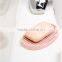 Newest Creative soap dish plastic wooden bathroom accessories