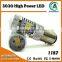 2016 newest 3030 high power series LED S25 1157 BAY15D car bulb with projector
