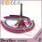 2016 new design baby girl cotton chiffon headbands metal free hair tie feather fascinators and bands