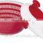 2016 Kitchen Helper Plastic Salad Spinner with Clips and rotary handle
