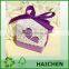 Nice Design Purple Hollow Heart Candy Boxes With Ribbon Wedding Party Favors Gift Boxes