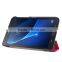 Triple folding PU stand cover case for Samsung Galaxy Tab a 7.0 t285/t280