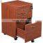 Made in China Furniture 3 Drawers Cheap Rolling File Cabinet