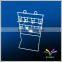 Jewelry holder hanging peg hooks metal display shelf