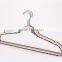 thin velvet plastic hanger with logo