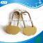 AJF 50mm double heart padlock gold color