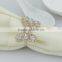 hot selling Table Decoration & Accessories Type rhinestones butterfly shape wedding napkin ring