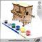 Customized Shape Mini Wooden Puzzle Wind Up Music Box