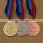 Good quality blank gold silver bronze sports medals from China
