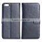 With Three Card Slot and Stand flip PU Leather case for iphone 6 plus