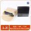 white textured gold foil writing black Contact lenses case packaging pouch