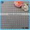 Various of Weft Knit Stretch Polyester Suede Material Fabric machine holes for clothing