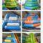 hot sale cheap and popular for person inflatable floating Pyramid water games with slide